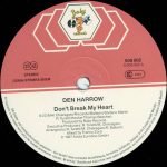 Den Harrow – Don't Break My Heart 12'' Maxi Single Plak - Görsel 3