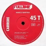 Marco Martina – Venture In My Heart 12'' Maxi Single Plak (Italo Disco) - Görsel 2