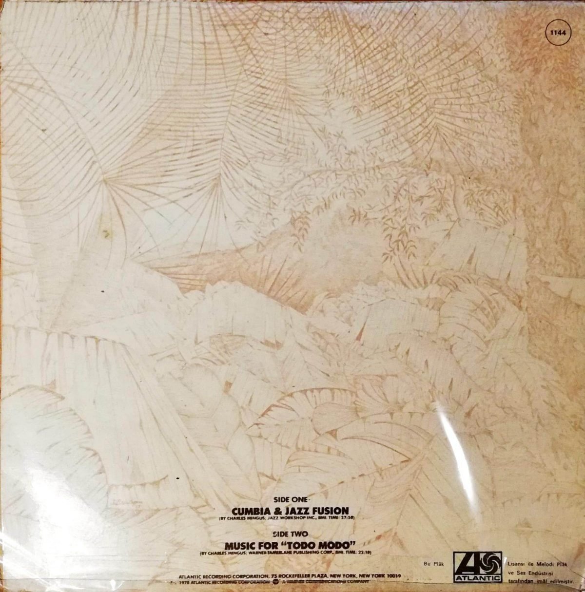 Charles Mingus – Cumbia & Jazz Fusion LP Plak - Görsel 3