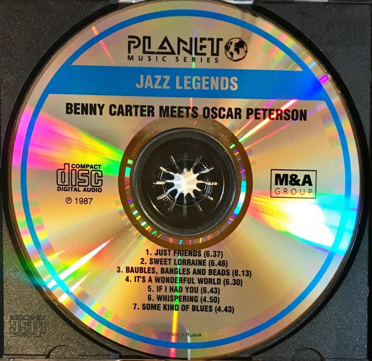 Benny Carter Meets Oscar Peterson CD - Görsel 3