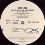 Bizz Nizz – Don't Miss The Partyline (Remix) 12'' Maxi Single Plak - Görsel 3