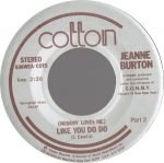 Jeanne Burton – (Nobody Loves Me) Like You Do Do 45lik Plak - Görsel 2