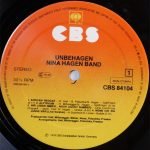 Nina Hagen Band – Unbehagen LP Plak - Görsel 3