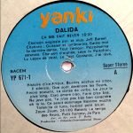 Dalida ‎– Ça Me Fait Rêver LP Plak - Görsel 2