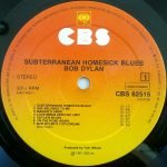 Bob Dylan – Subterranean Homesick Blues LP Plak - Görsel 3