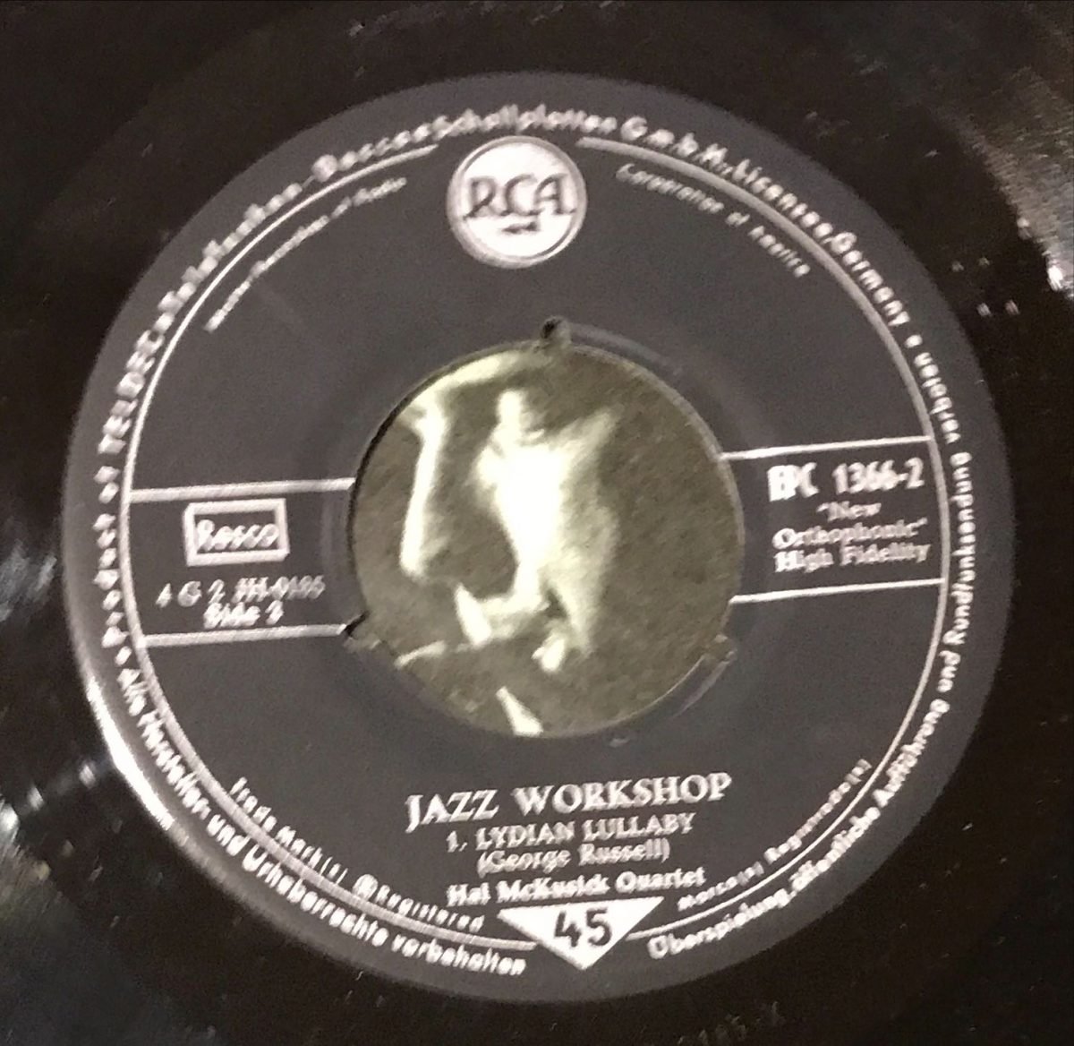 Hal McKusick – The Jazz Workshop 45lik Plak EP - Görsel 2