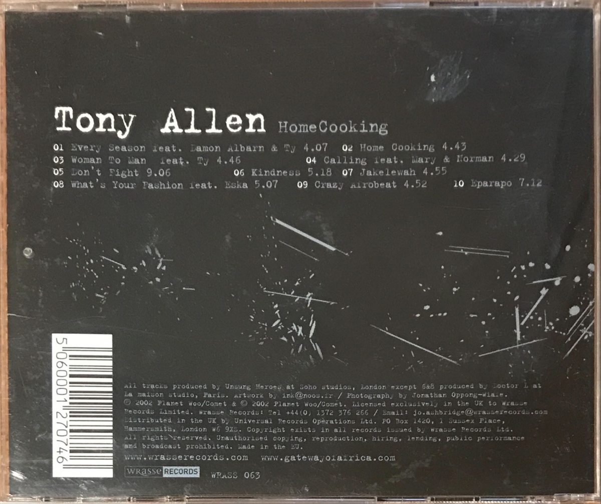 Tony Allen – HomeCooking CD - Görsel 2