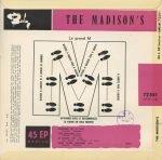The Madison's – Madison 45lik Plak EP - Görsel 3