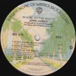 John Handy – Where Go The Boats LP Plak - Görsel 3