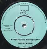 Vernon Burch ‎– Changes (Messin' With My Mind) From The Film "Report To The Commissioner" 45lik Plak - Görsel 2