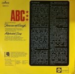 ABC – Tears Are Not Enough 45lik Plak - Görsel 3