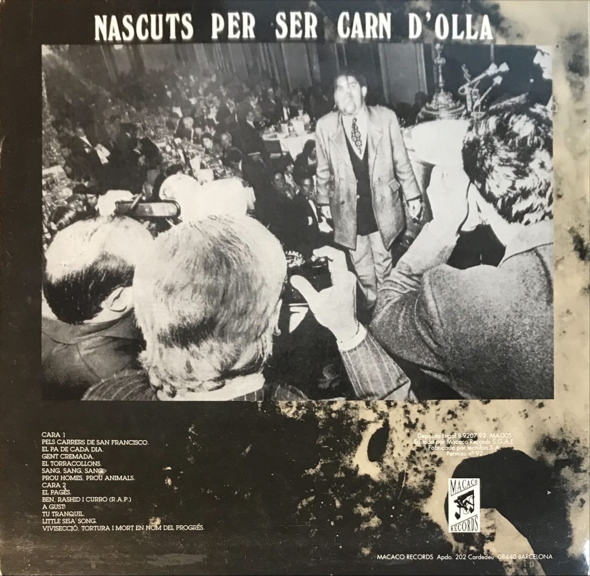 Budellam – Nascuts Per Ser Carn D'Olla LP Plak (İspanyol Hardcore) - Görsel 2