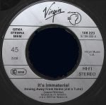 It's Immaterial – Driving Away From Home (Jim's Tune) 45lik Plak - Görsel 3