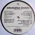 Information Society – Peace & Love, Inc. 12'' Maxi Single Plak - Görsel 2