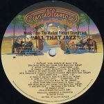 All That Jazz - Music From The Original Motion Picture Soundtrack LP Plak - Görsel 4