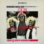 Blind Date – Your Heart Keeps Burning (Burning Mega Mix) 12'' Maxi Single Plak (Italo Disco )