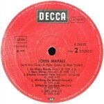 John Mayall – John Mayall With Peter Green, Eric Clapton & Mick Taylor LP Plak - Görsel 4