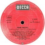 John Mayall – John Mayall With Peter Green, Eric Clapton & Mick Taylor LP Plak - Görsel 3