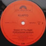 Klapto – Queen Of The Night 12'' Maxi Single Plak (Italo Disco ) - Görsel 4