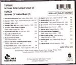 Turquie - Archives De La Musique Turque (2) CD - Görsel 2