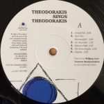 Mikis Theodorakis ‎– Theodorakis Sings Theodorakis LP Plak - Görsel 2