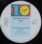 Savage Progress – My Soul Unwraps Tonight 12'' Maxi Single Plak - Görsel 3