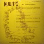 Kuuipo –  My Sweetheart LP Renkli Plak - Görsel 4