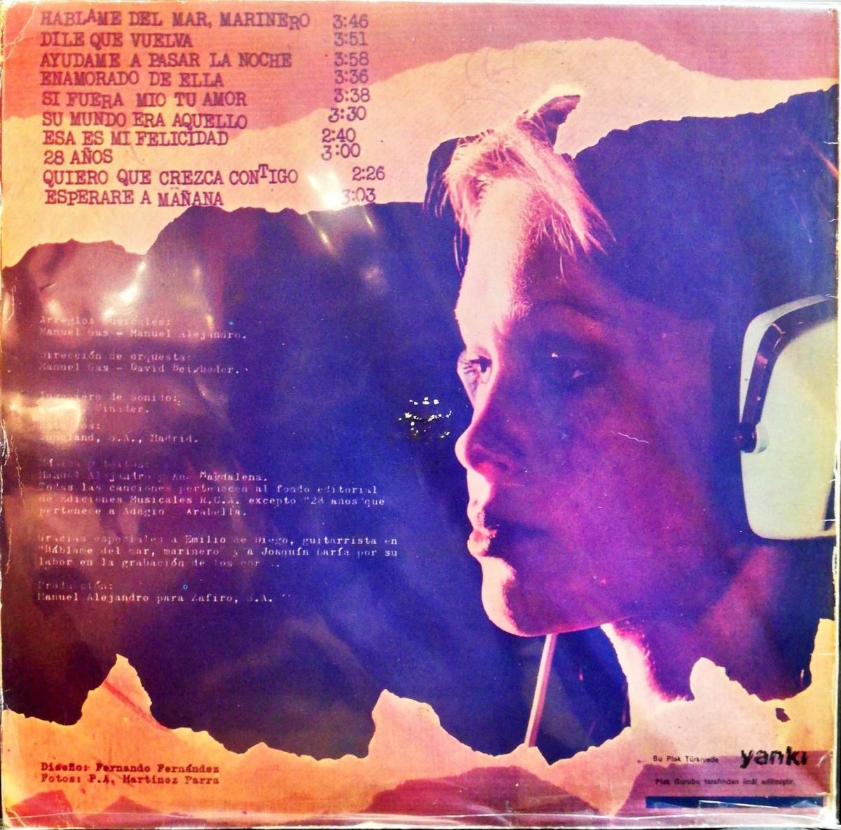 Marisol – Háblame Del Mar, Marinero LP Plak - Görsel 2