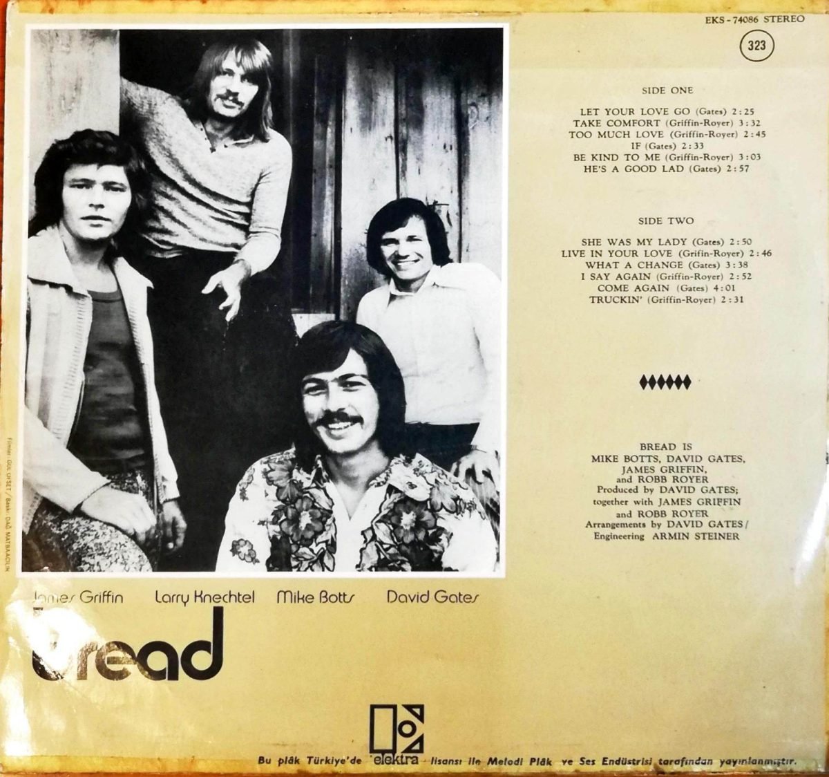 Bread – Manna LP Plak - Görsel 3