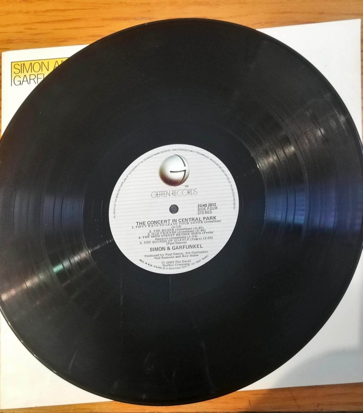 Simon & Garfunkel ‎– The Concert In Central Park 2LP Plak - Görsel 4