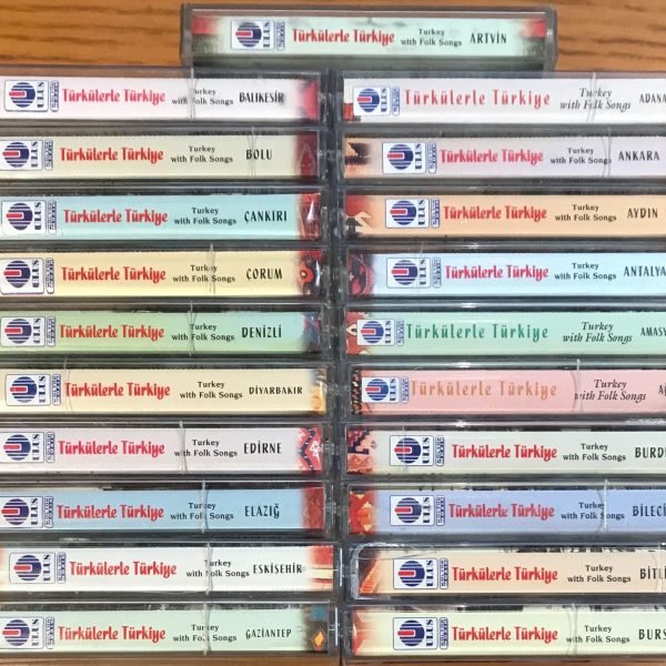 Türkülerle Türkiye 25 Adet Kaset Seti