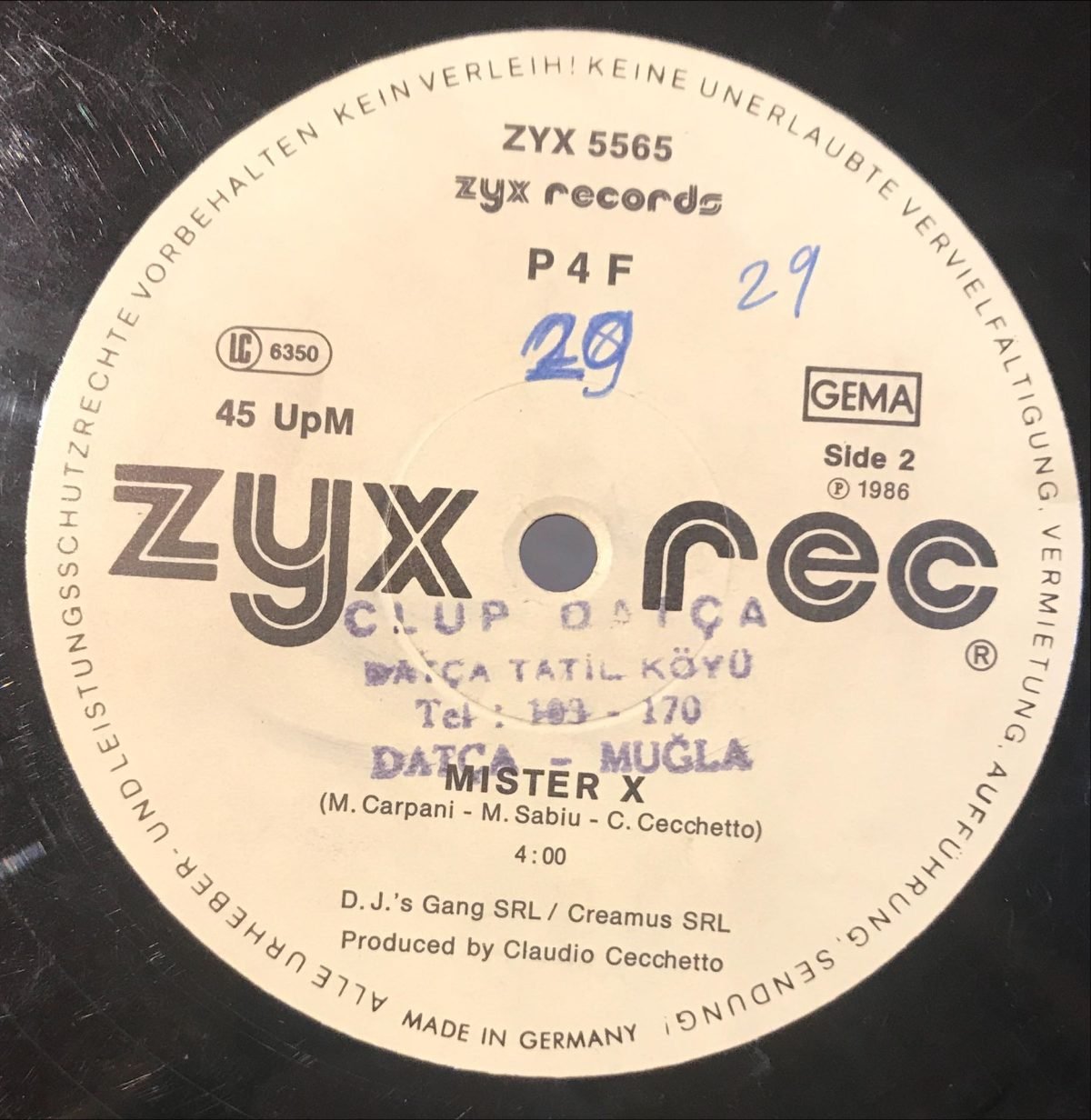 P4F – Diamond 12'' Maxi Single Plak - Görsel 2