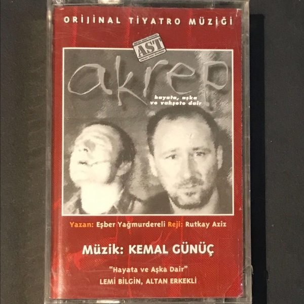 Kemal Günüç – Akrep (Orijinal Tiyatro Müziği) Kaset Ambalajında