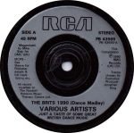 The Brits 1990 (Dance Medley) 45lik Plak - Görsel 2