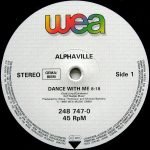 Alphaville – Dance With Me (Empire Remix) 12'' Maxi Single Plak - Görsel 3