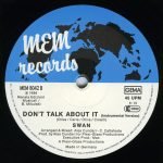 Swan – Don't Talk About It 12'' Maxi Single Plak - Görsel 2