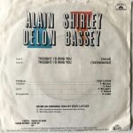 Alain Delon & Shirley Bassey – Thought I'd Ring You 45lik Plak - Görsel 2
