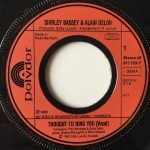 Alain Delon & Shirley Bassey – Thought I'd Ring You 45lik Plak - Görsel 3