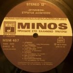 Stratos Dionysiou - Thymísou LP Plak (Yunanca) - Görsel 3