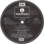 Pet Shop Boys – So Hard 12'' Maxi Single Plak - Görsel 2