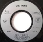 Visitors – Never So Blue 45lik Plak - Görsel 2