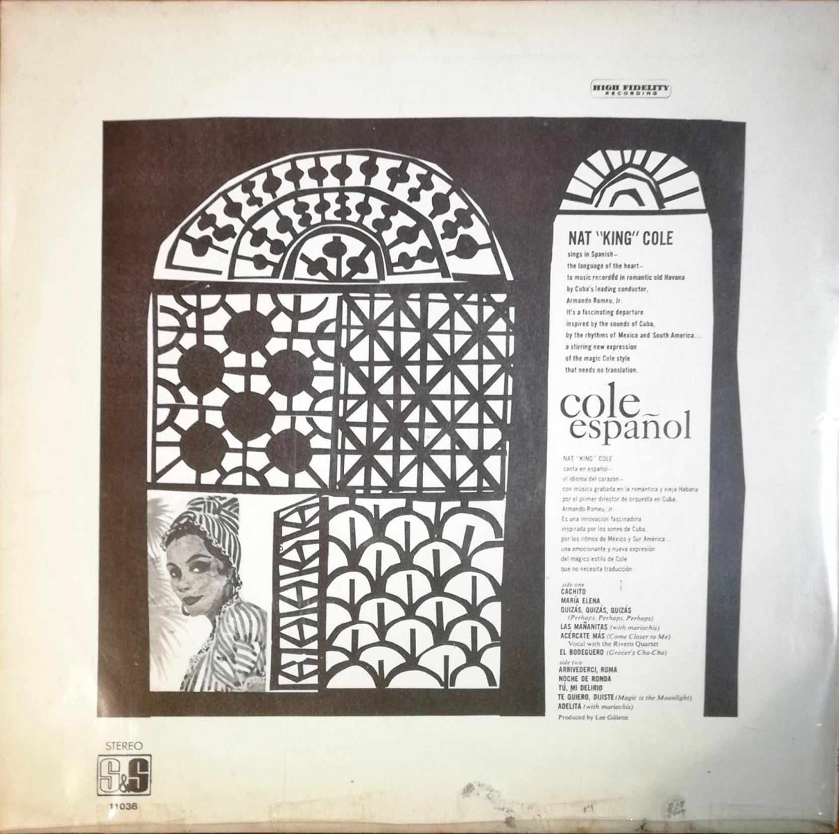 Nat 'King' Cole – Cole Español LP Plak - Görsel 2