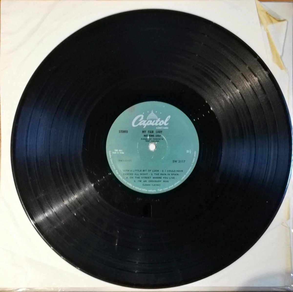 Nat King Cole – Sings My Fair Lady LP Plak - Görsel 3