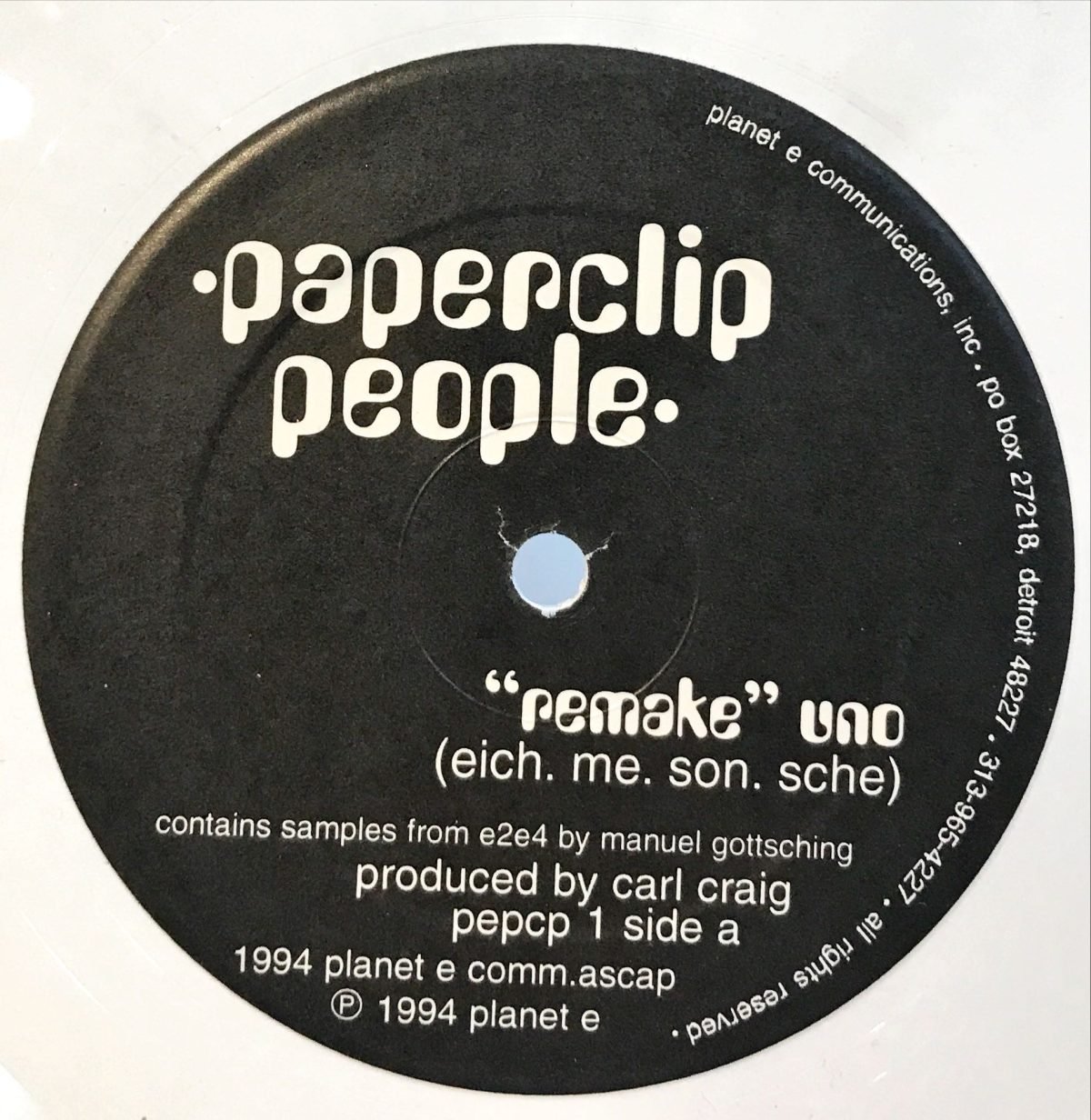 Paperclip People ‎– Remake 12'' Maxi Single Renkli Plak - Görsel 2