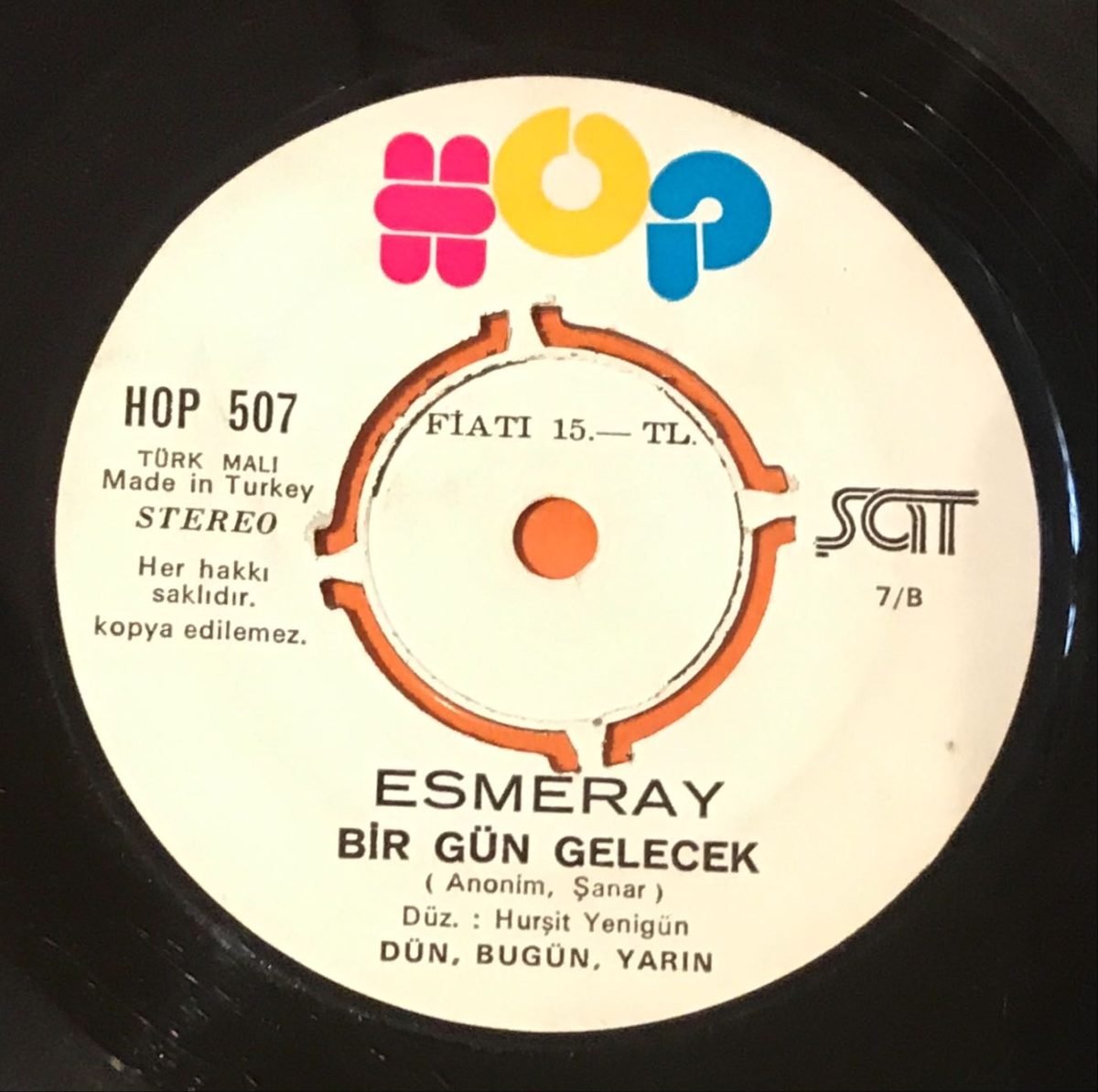 Esmeray – Oylum Oylum... 45lik Plak - Görsel 2