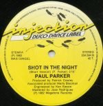 Paul Parker ‎– Shot In The Night 12'' Maxi Single Plak (Hi NRG) - Görsel 2