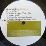 Automagic ‎– Do You Feel? 12'' Maxi Single Plak (Deep House) - Görsel 2