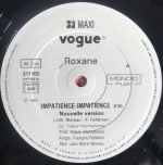 Roxane – Impatience, Impatience (Nouvelle Version - Special Club) 12'' Maxi Single Plak - Görsel 2