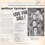 Arthur Lyman – Love For Sale! LP Plak - Görsel 2