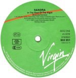 Sandra – In The Heat Of The Night 12'' Maxi Single Plak - Görsel 2